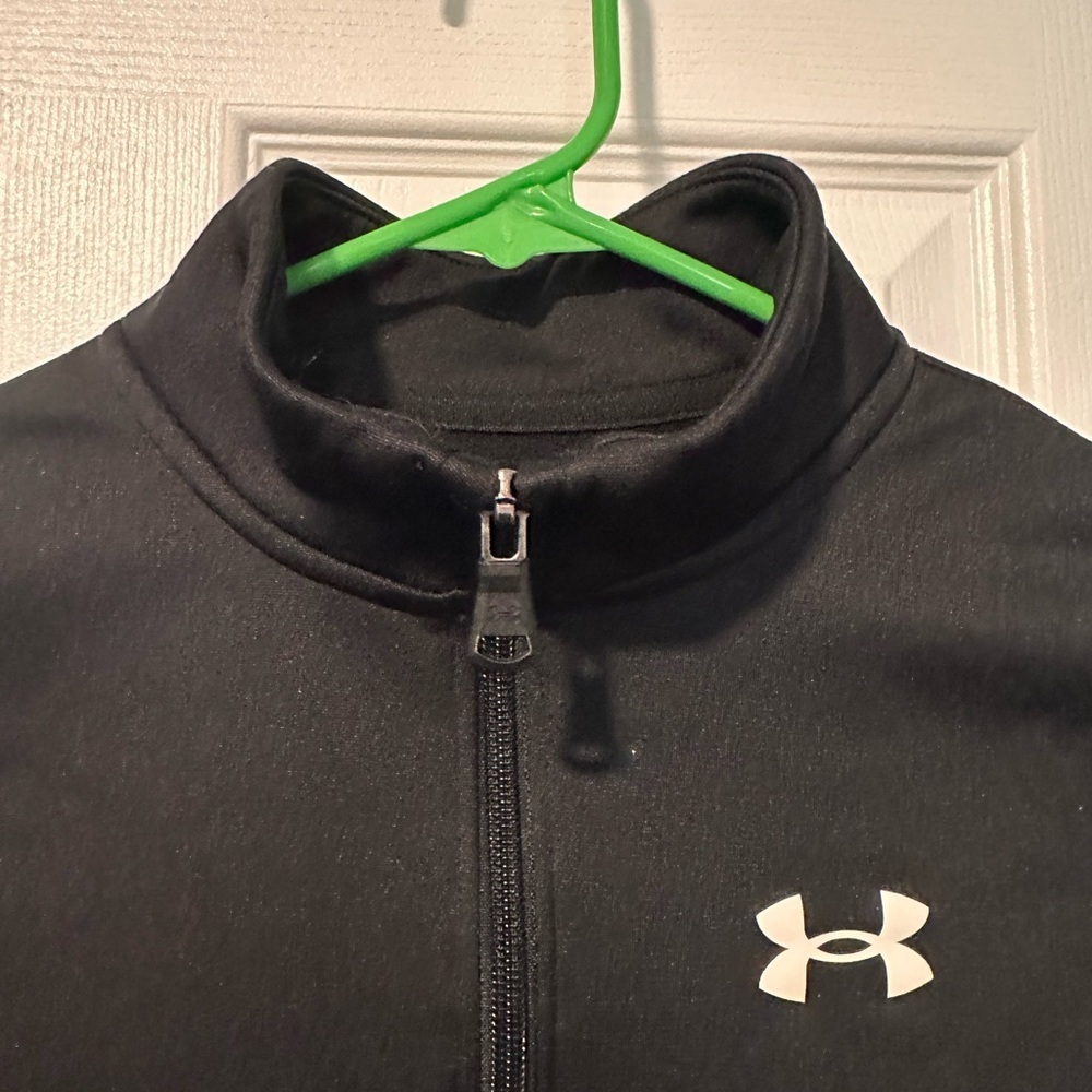 Under Armour Kids Black Full-Zip Jacket - Picture 3 of 5